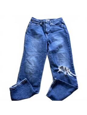 MADEWELL The Mom Jean Distressed High Rise Womens Size 27 Preppy Luxury